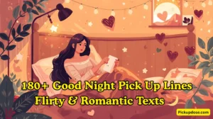 180+ Good Night Pick Up Lines Flirty & Romantic Texts 🌙
