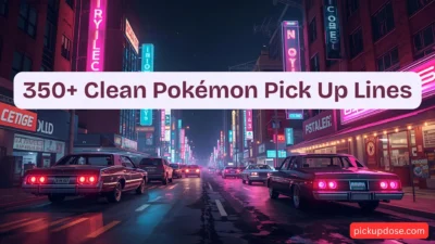 350+ Clean Pokémon Pick Up Lines