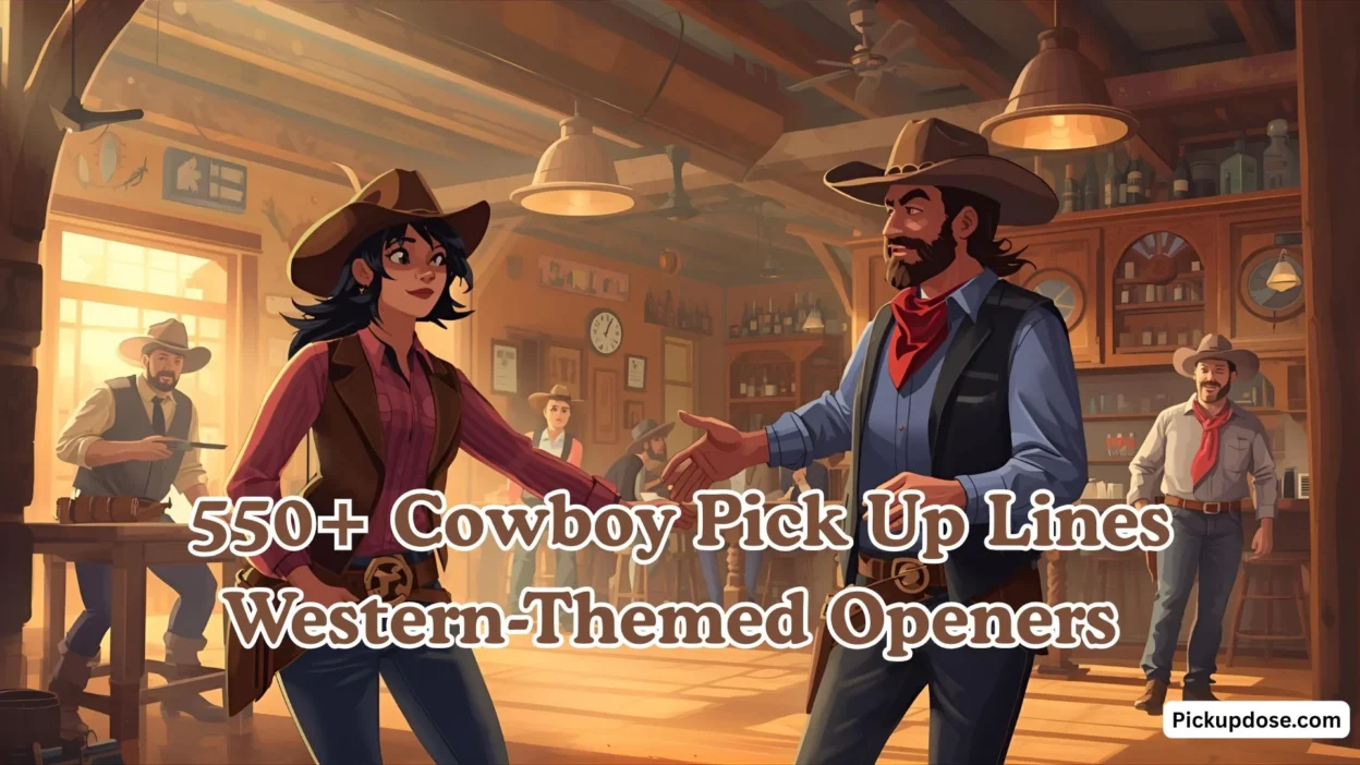 550+ Cowboy Pick Up Lines Western-Themed Openers 🤠