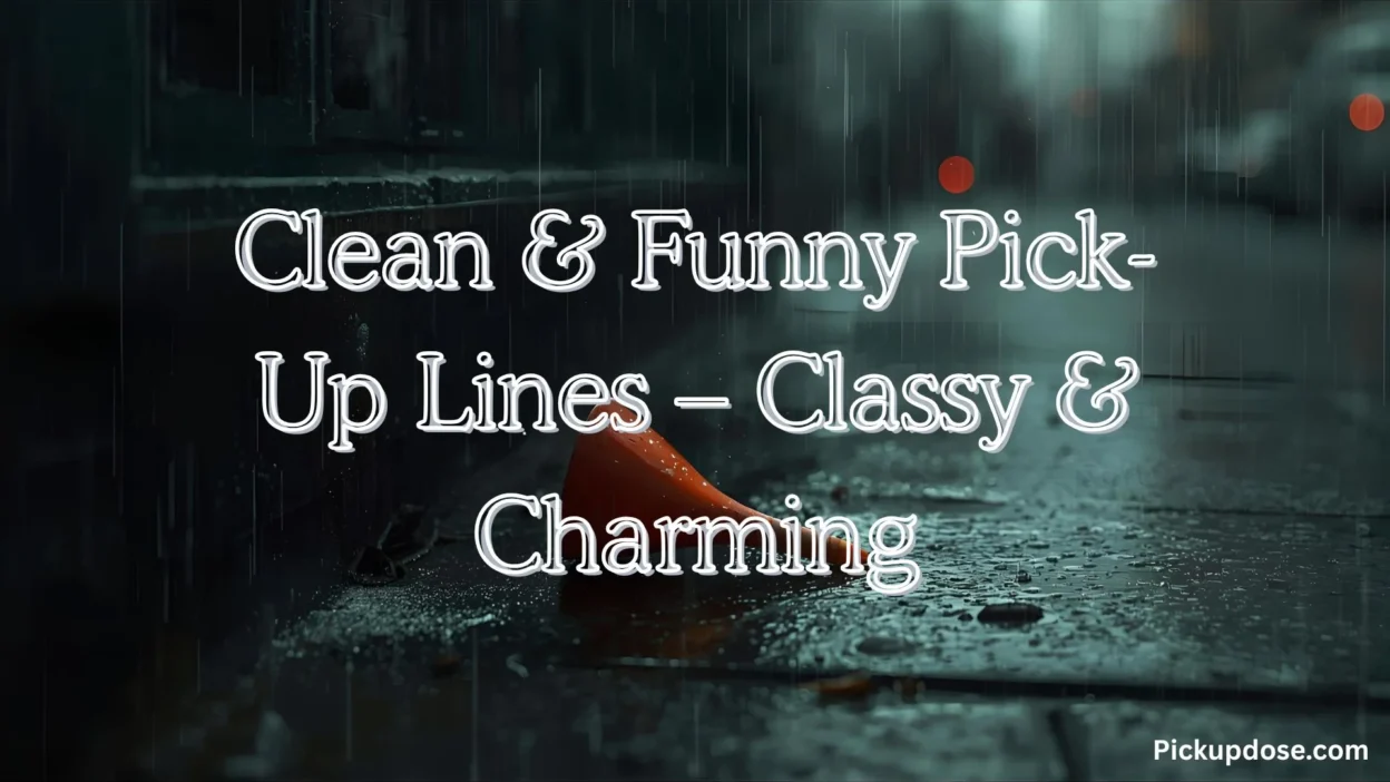 Clean & Funny Pick-Up Lines – Classy & Charming