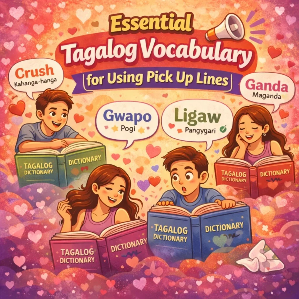 tagalog vocabulary for pick up lines filipino words for flirting and love