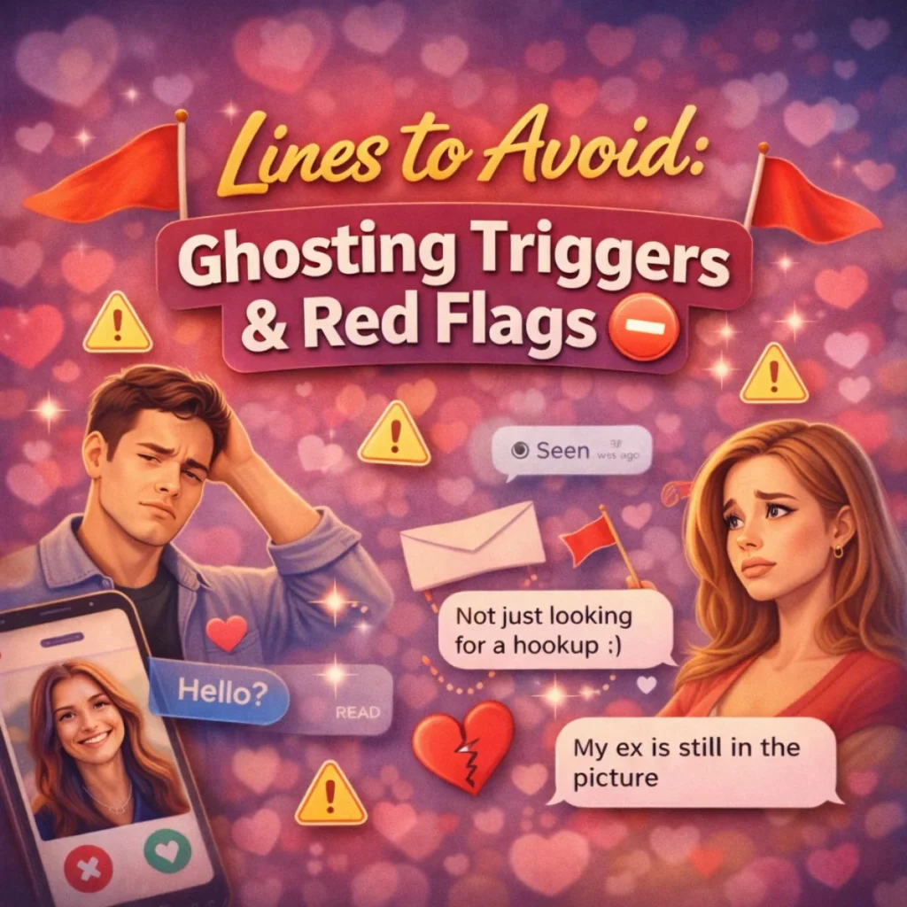 Hinge lines to avoid including ghosting triggers and red flags in dating conversations