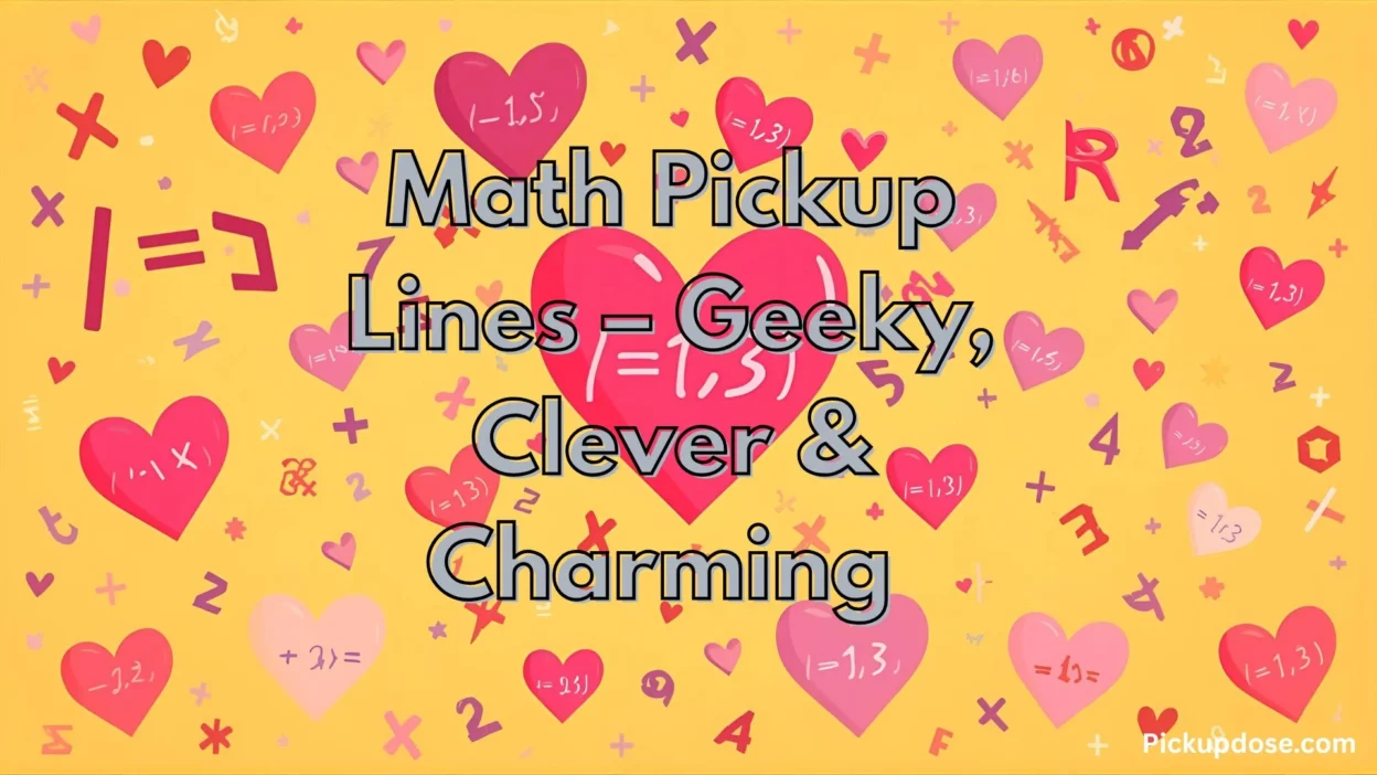 Math Pickup Lines – Geeky, Clever & Charming