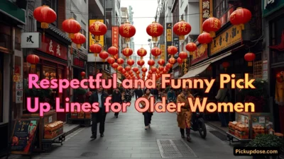 Respectful and Funny Pick Up Lines for Older Women