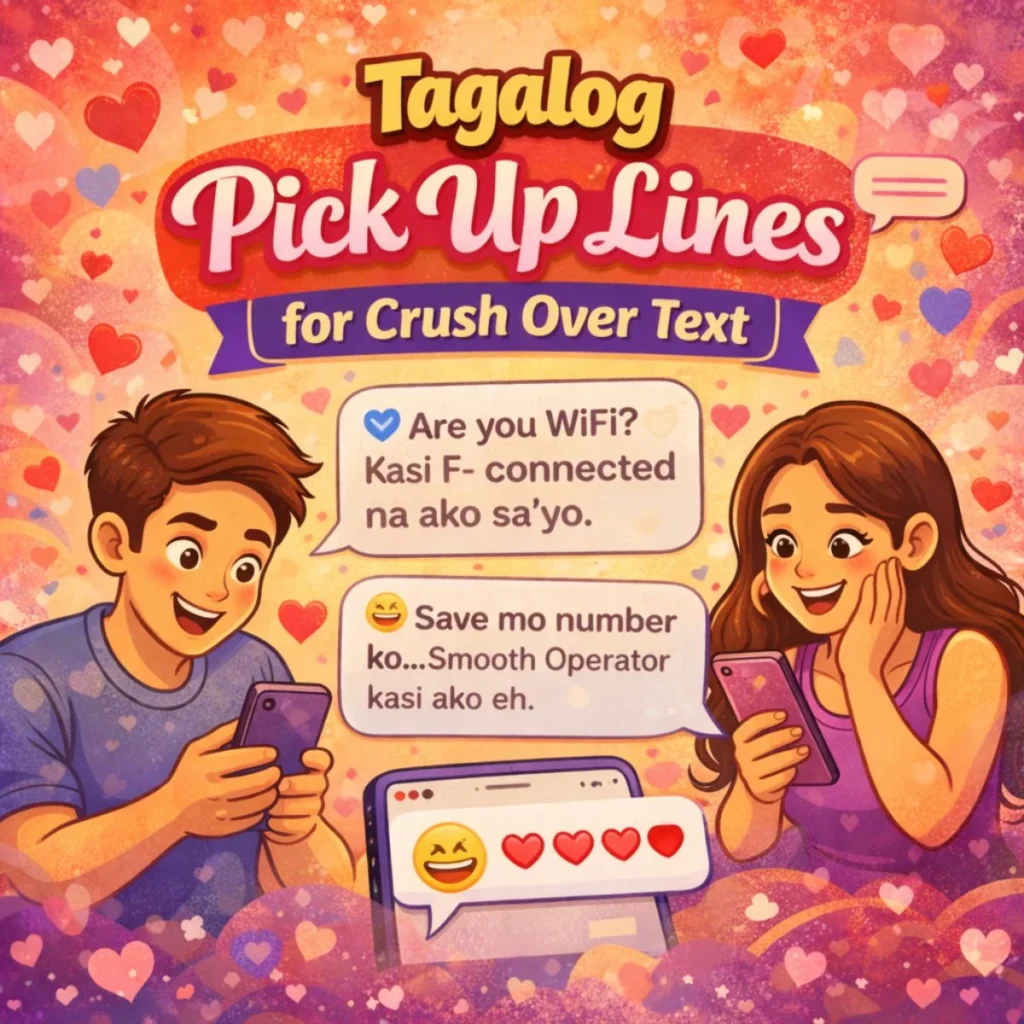 tagalog pick up lines for crush over text funny flirty filipino messages