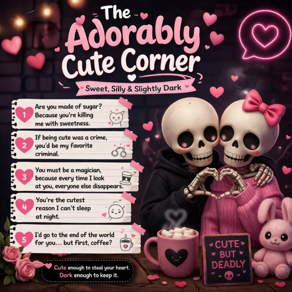 adorably cute pick up lines sweet romantic cute corner soft aesthetic love lines