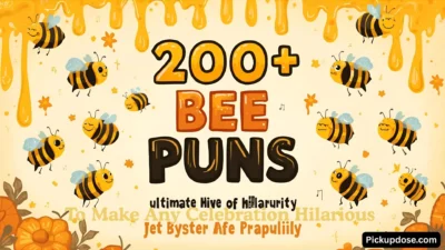 200+ Bee Puns Ultimate Hive of Hilarity