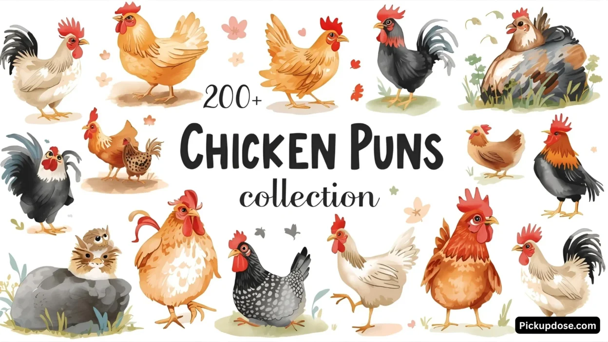 200+ Chicken Puns Collection