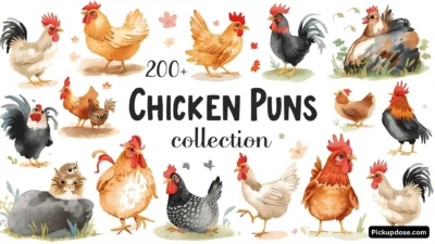 200+ Chicken Puns Collection