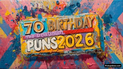 70th Birthday Puns 2026 The Platinum Pun-demic