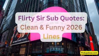 Flirty Sir Sub Quotes Clean & Funny 2026 Lines