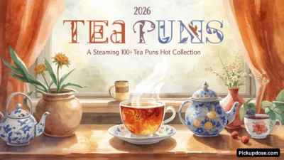 Tea Puns 2026 A Steaming 100+Tea Puns Hot Collection☕️