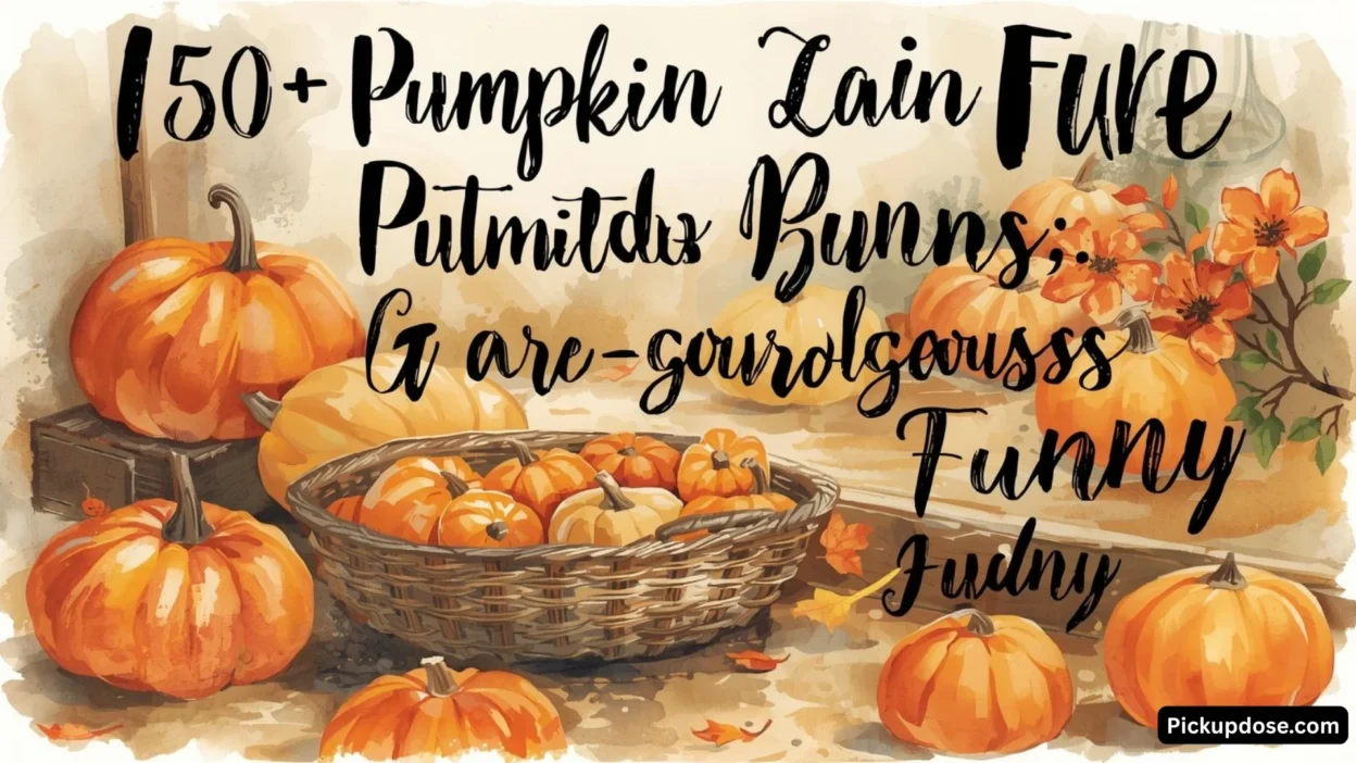 150+ Pumpkin Puns That Are Gourd-geously Funny
