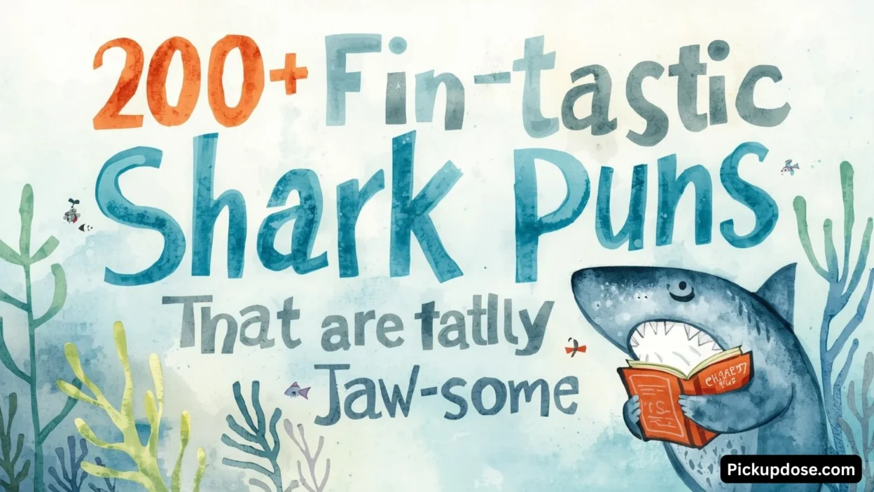 200+Fin-tastic Shark Puns That Are Totally Jaw-some