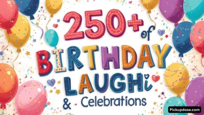 250+ Treasury of Birthday Laughs & Hilarious Celebrations