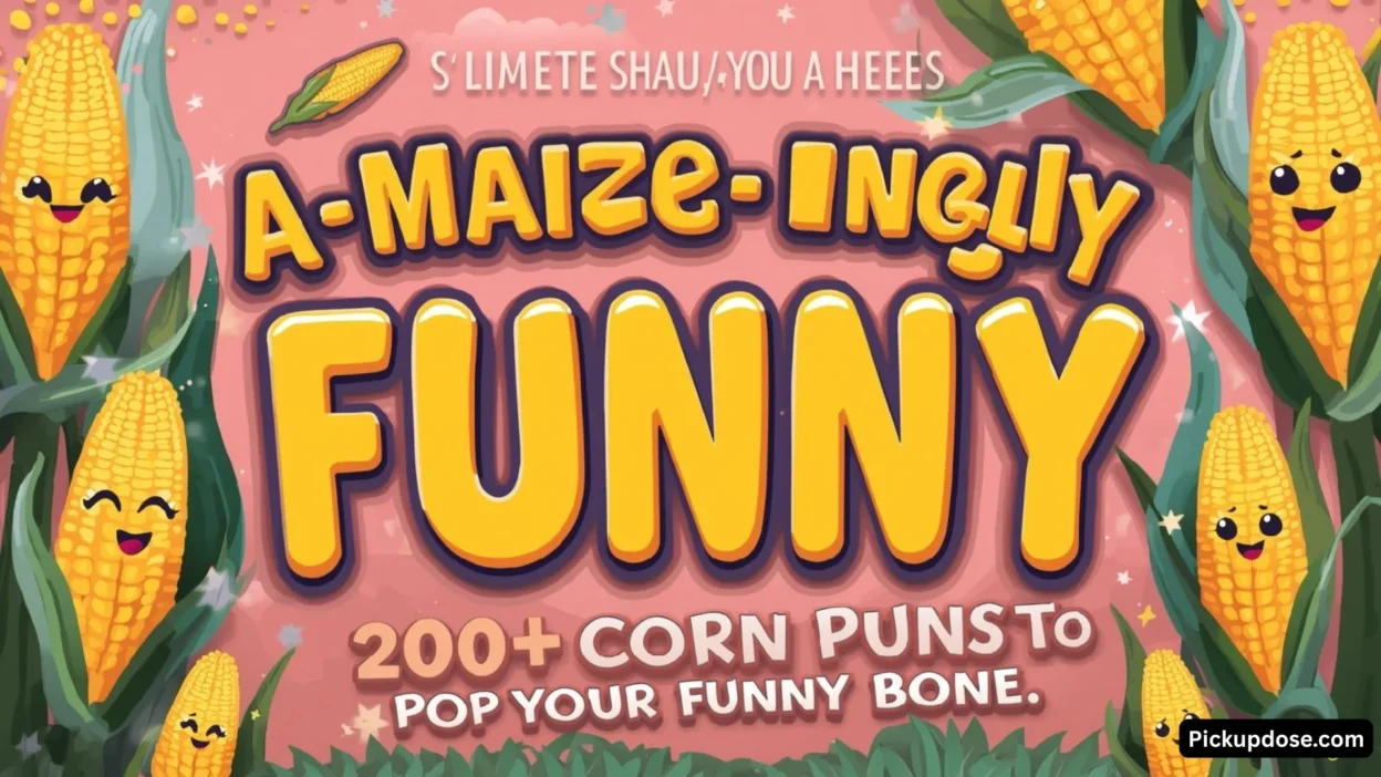 A-Maize-ingly Funny200+ Corn Puns to Pop Your Funny Bone