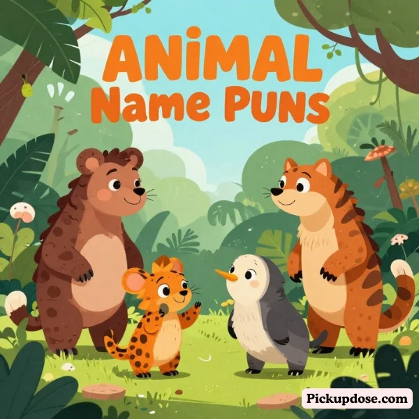 Animal Name Puns Wildly Clever