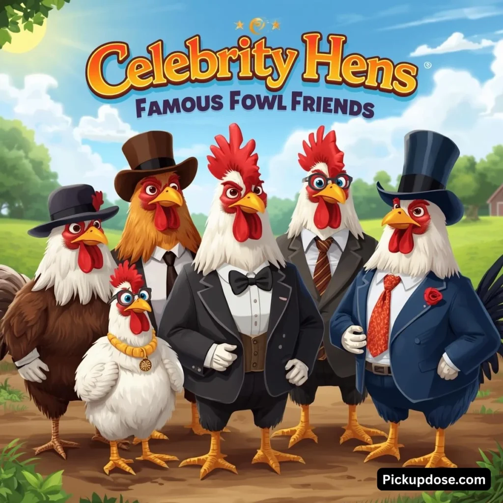 Celebrity Hens Famous Fowl Friends