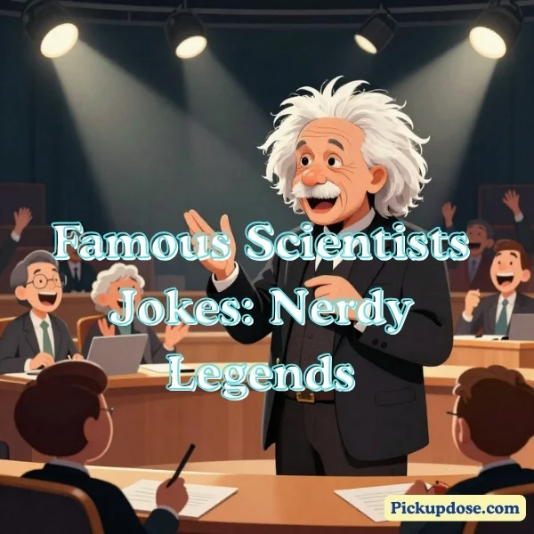 Famous Scientists Jokes Nerdy Legends