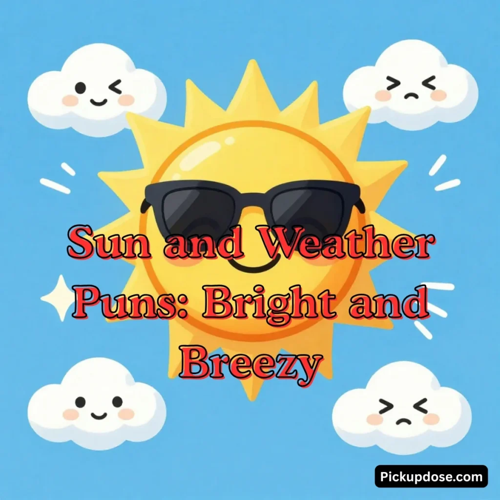 Sun and Weather Puns Bright and Breezy