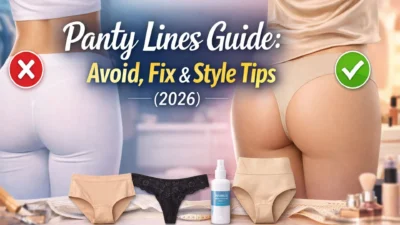 panty lines vs seamless underwear comparison showing how to avoid visible panty lines in tight clothing