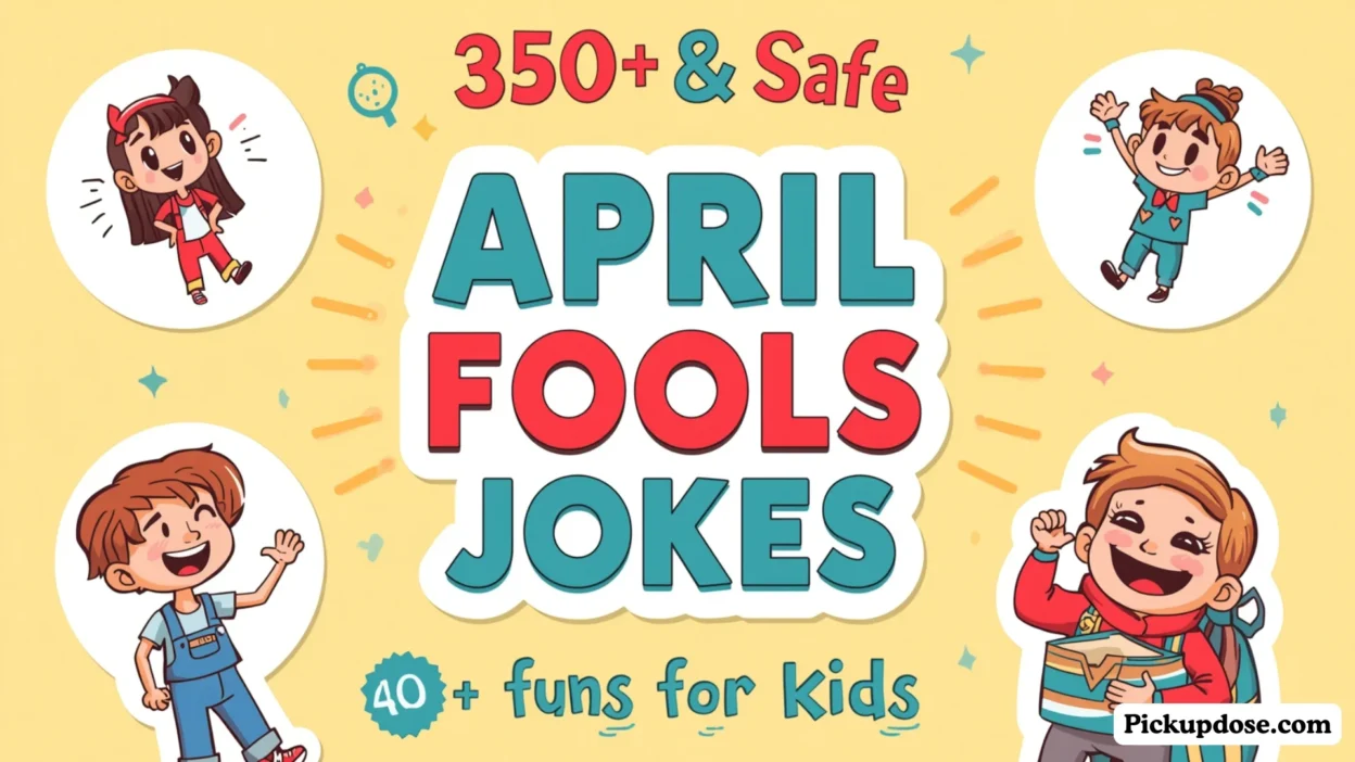 350+ Silly & Safe April Fools Jokes for Kids
