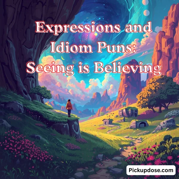 Expressions and Idiom Puns Seeing is Believing