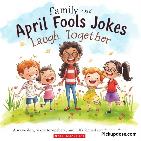 Family April Fools Jokes Laugh Together